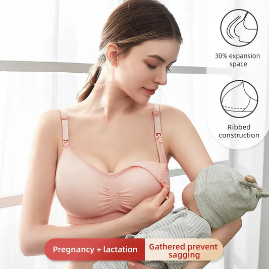 maternity bra High Quality Plus Size Nursing Bra Breathable Women Breastfeeding Underwear Seamless