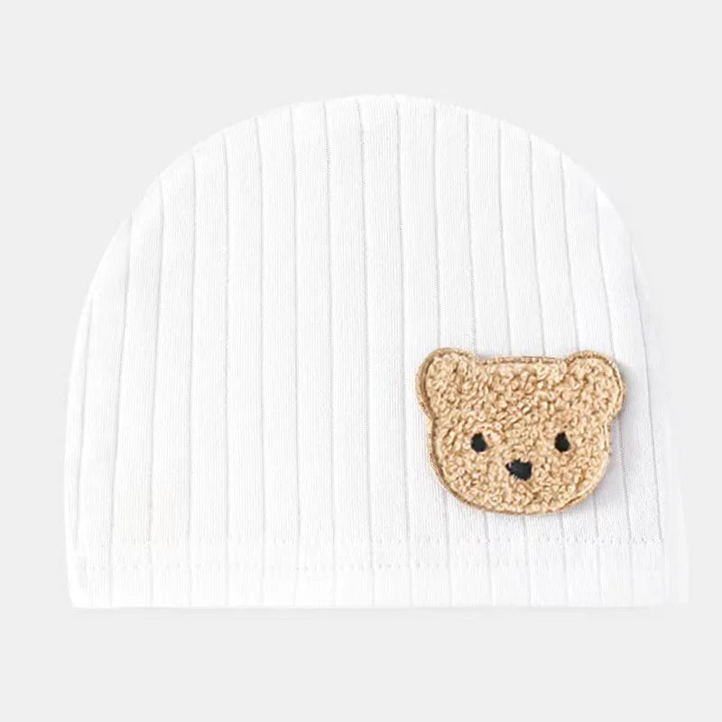 100% Pure Cotton Soft Cartoon BearAll Seasons Newborn Baby  Bodysuit hat include