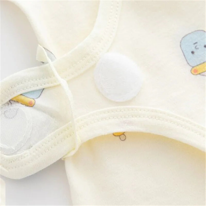 Cotton Newborn Baby Romper Print Infant Jumpsuit Casual  Spring Autumn Clothing