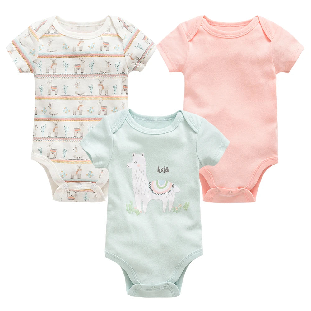 3/6 pcs   Newborn ,Toddler Bodysuit's   pour nouveaux Cotton